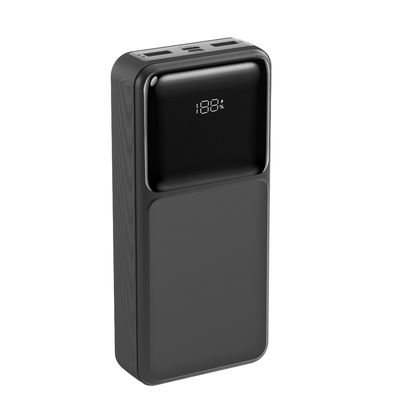 Good price Portable Built In Cable Power Bank Black 20000mAh Type C Cable Power Bank online