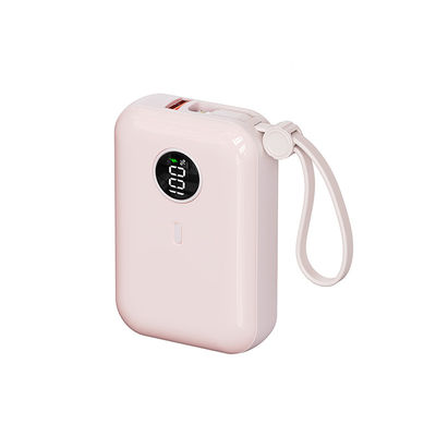 Compact 10000mAh Mini Power Bank with 21700 Battery Lightweight ABS Design and PD20W Output