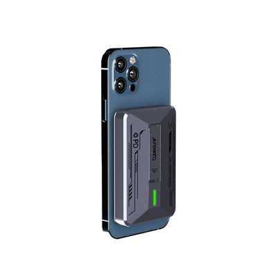 CE Magnetic Foldable Wireless Charger 5000mAh Magnet Power Bank Type C Output