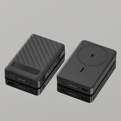 Magnetic Power Bank  Li Polymer 15W Wireless Output Type C Overcharge Protection