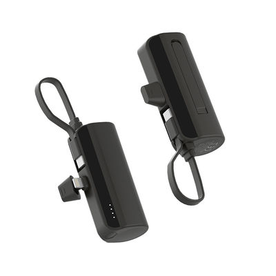 Good price Compact ABS Black Lithium Polymer Tail Plug Powerbank 5V/2.1A Charging Solution online