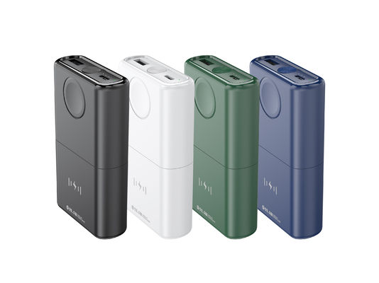 Wireless Power Bank 5V/4.5A Magnetic Battery Lightweight Portable Model with 10000mAh Capacity