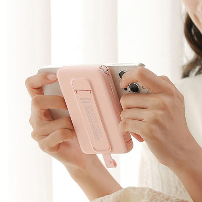 1000mah Magnetic Battery Magnet Power Bank Powerful Li Polymer With Output And Wireless Charging With Stand