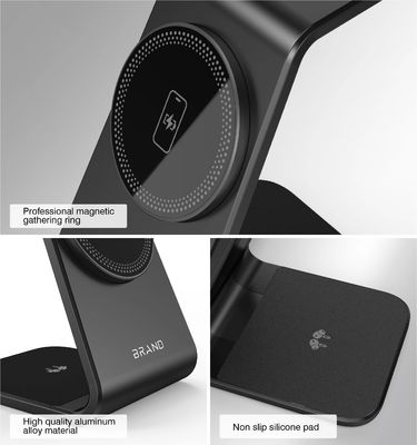 Pawer Bank Powerbank Wireless 15W Type C 110-205KHz Charging Frequency 1m Charging Cable Length