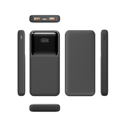 Fireproof Universal Power Bank with 5V/3A Output Built in Cable LED Indicator