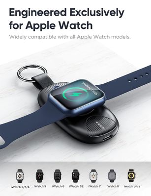 Good price Stylish Smartwatch Power Bank Type C Mobile Power Bank 1000mAh  5V/1A Output online