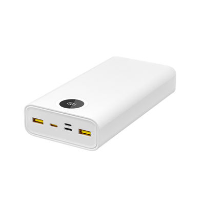 Good price White Large Capacity Power Bank 22.5W PD Output With Safety Protection LED Indicator online