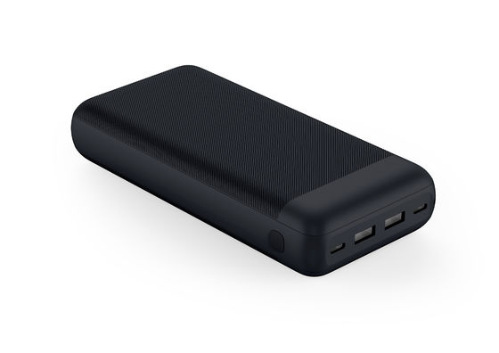 Black White PD Power Bank Fast Charge 22.5W ABS Power Bank PC Matte Shell