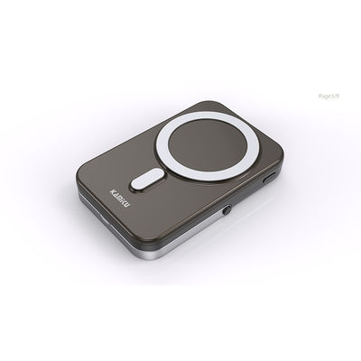 Magnetic Wireless 10000mah Power Bank with 5W/7.5W/10W/15W Output Type C Input and Overcharge Protection