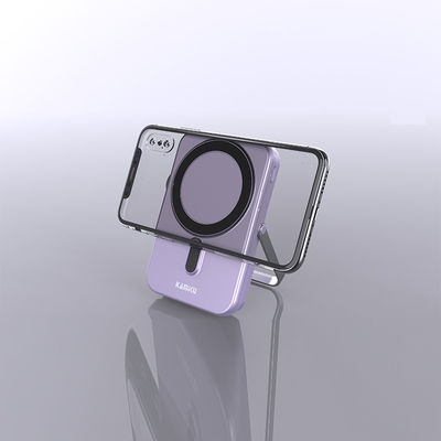 Magnetic Wireless Power Bank Aluminum Alloy with Type C Input and Li Polymer Battery