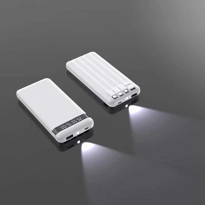 Universal Compatibility Outdoor Power Bank 10000mAh with Built in Cable and Lightning Output
