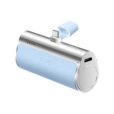 Mini Leather Power Bank 4500mAh 5V 2.1A Output Gift Powerbank For Tail Plug