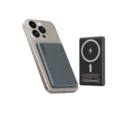 Good price Custom Magnetic Power Bank 5000mAh 5W 7.5W Portable Wireless Power Bank online