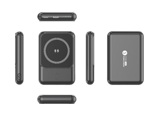 Good price VO Grade Fireproof Slim power bank 5000mah  with 5W 7.5W Wireless Output online