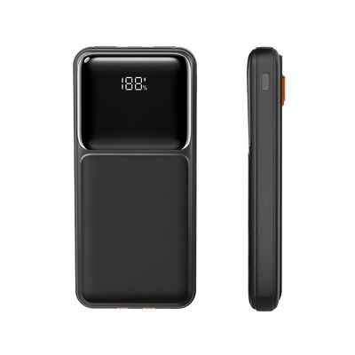 Good price 10000mAh Fast Charging Portable Mobile Power Bank With Inbuilt Cable online